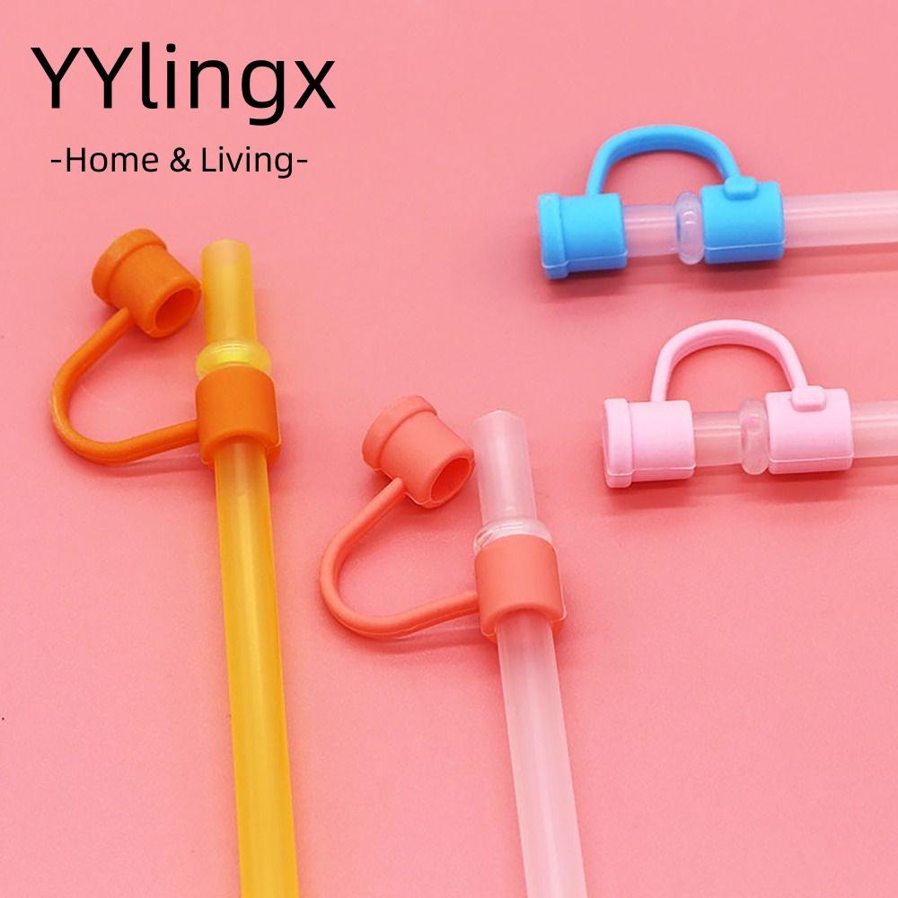 YYLINGX Ống Hút Topper, Nắp Bảo Vệ Nắp Ống Hút Nắp, Nhỏ Gọn 8 Mm Niêm Phong Tốt Đầu Ống Hút Nắp Cho 