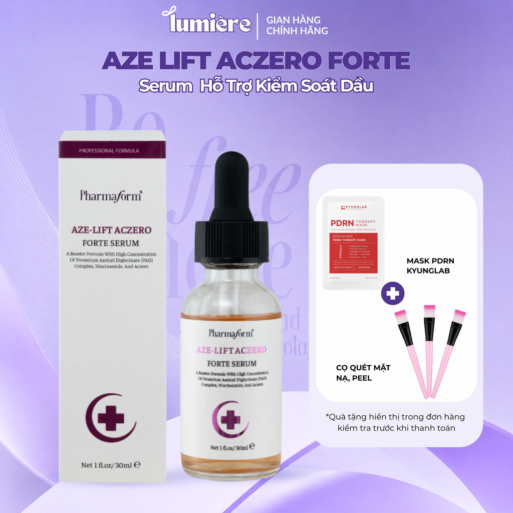 Serum Pharmaform Aze Lift Aczero Forte Hỗ Trợ Kiểm Soát Dầu & Chăm Sóc Da Mụn 30ml