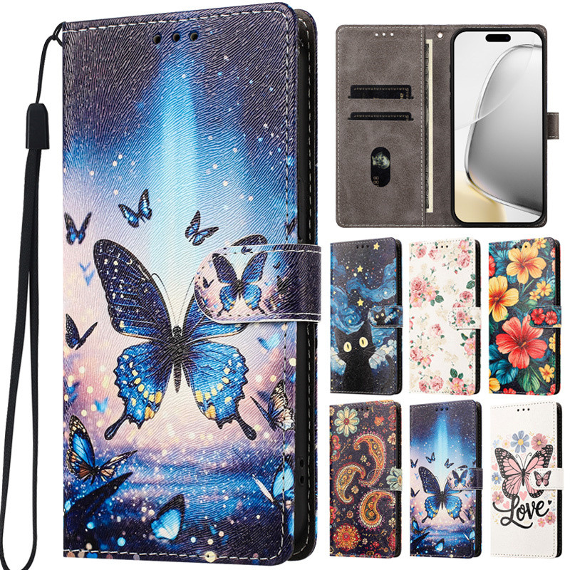 Ốp Điện Thoại Hoa 3D Cho Coque Motorola Moto G73 G53 G53J G53Y G23 G13 4G G50 5G Sách Bao Da Ví Lật 