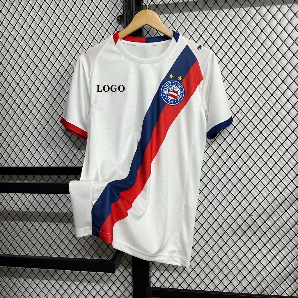 2026-27 Esports Clube Bahia Home Fan Jersey Nhanh Khô Thoáng Khí Áo Bóng Đá Tùy Chỉnh Tên Số S-2XL