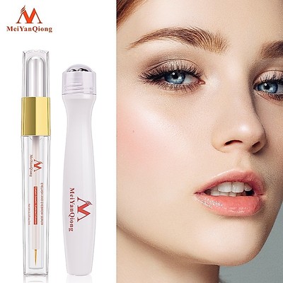 MeiYanQiong Set tinh chất làm dài mi thành phần thảo dược 3ml + bút mát xa mắt 15ml cải thiện nếp nhăn và quầng thâm