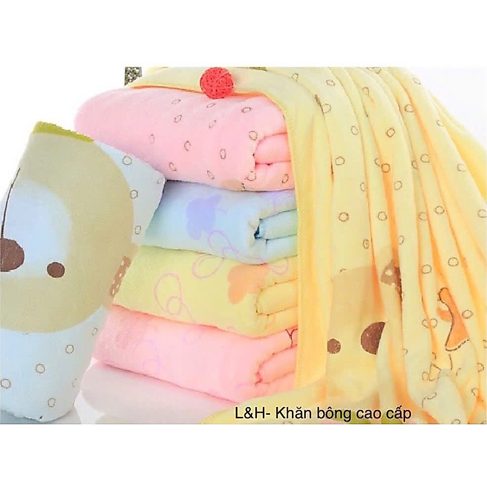 Khăn tắm cho bé, KT 70 * 140cm, siêu mềm