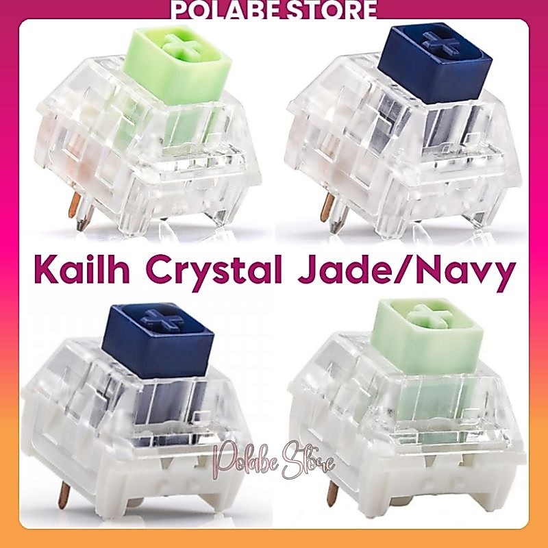 [Pack 2/10 Switch] Switch Kailh Box Jade / Box Navy Clicky Switch 3 Pin Cherry MX bàn phím cơ Polabe