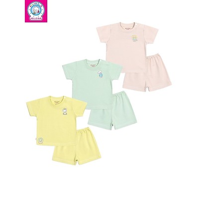 Bộ cổ tròn cài vai 0080