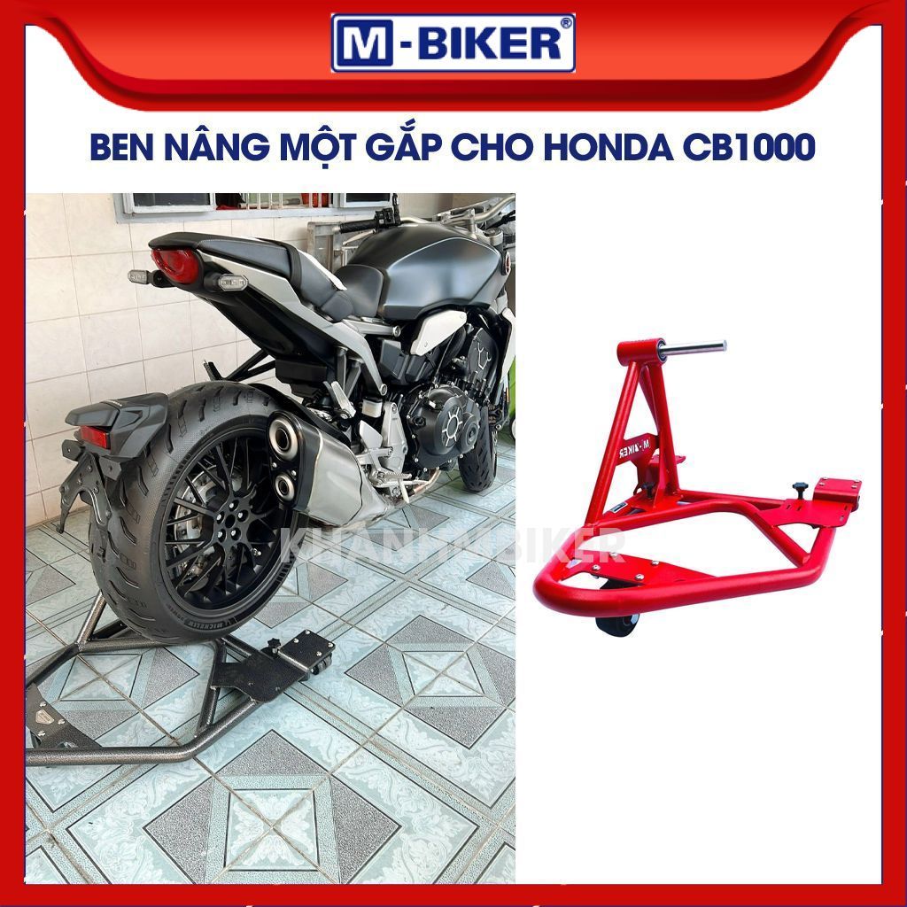 Ben nâng cho CB1000 các đời, Ben nâng xe Honda CB1000 Neo một gắp MB143, Ben nâng một gắp M-Biker