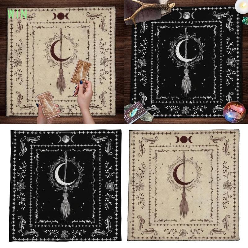 CHIẾN THẮNG Chiêm Tinh Tarot Bàn Altar Vải Ban Trò Chơi Thảm Bói Toán Altar Khăn Trải Bàn