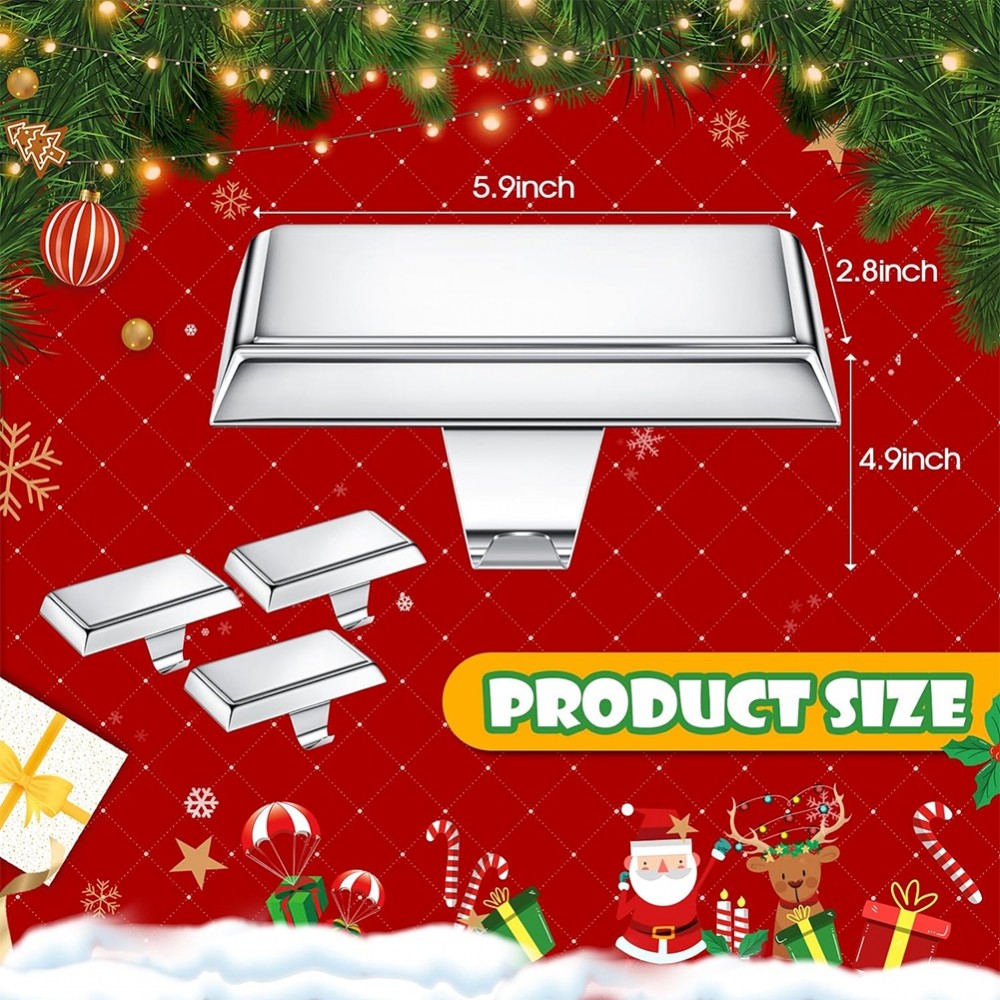[DOLLDOLL-VN]Christma Stock Hold Holder Santa Stocking Hangers Stocking Holders Home Supplies