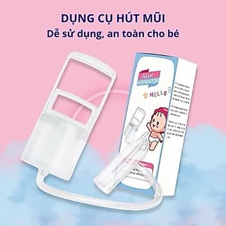 Dụng cụ hút mũi kéo tay thế hệ mới, chất liệu nhựa nguyên sinh, lực hút mạnh, an toàn cho bé