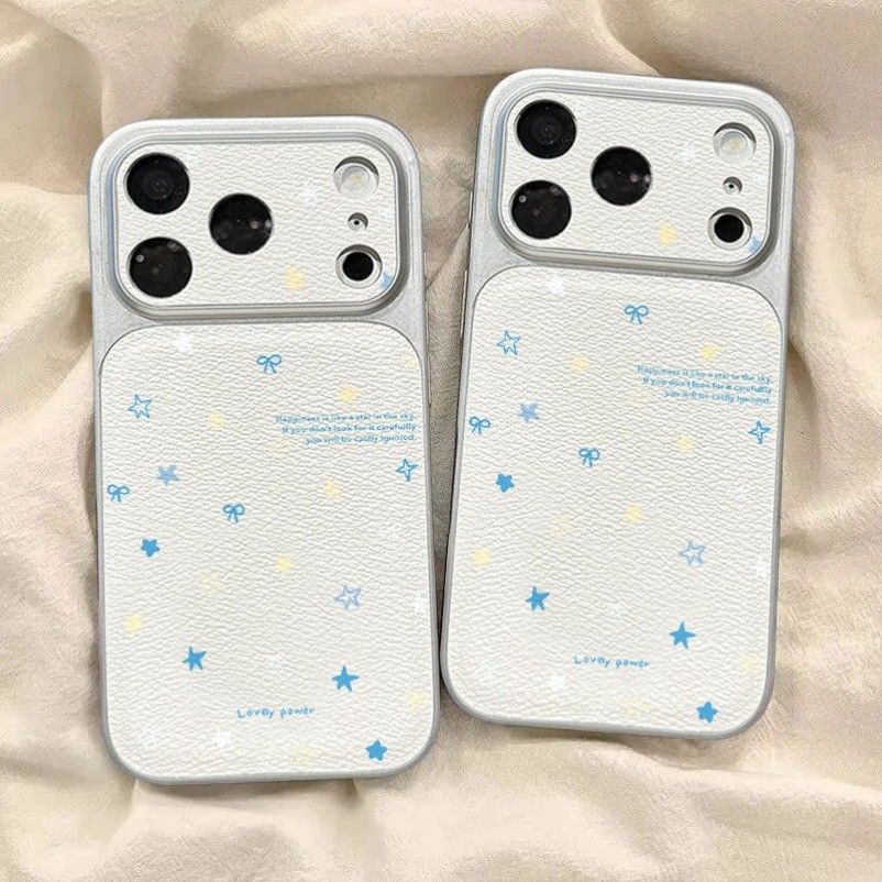 blue bow Case for iPhone 6 7 8 Plus iPhone 11 13 12 14 15 Pro Max Xs Max Phone Case Skin-Friendly Si