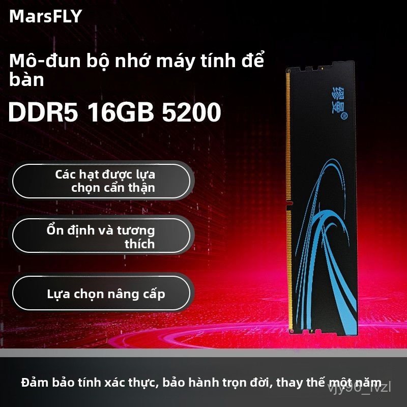 Ram DDR5 16GB 5200MHz có tản nhiệt cho PC gaming hiệu năng cao chính hãng bền bỉ giá tốt