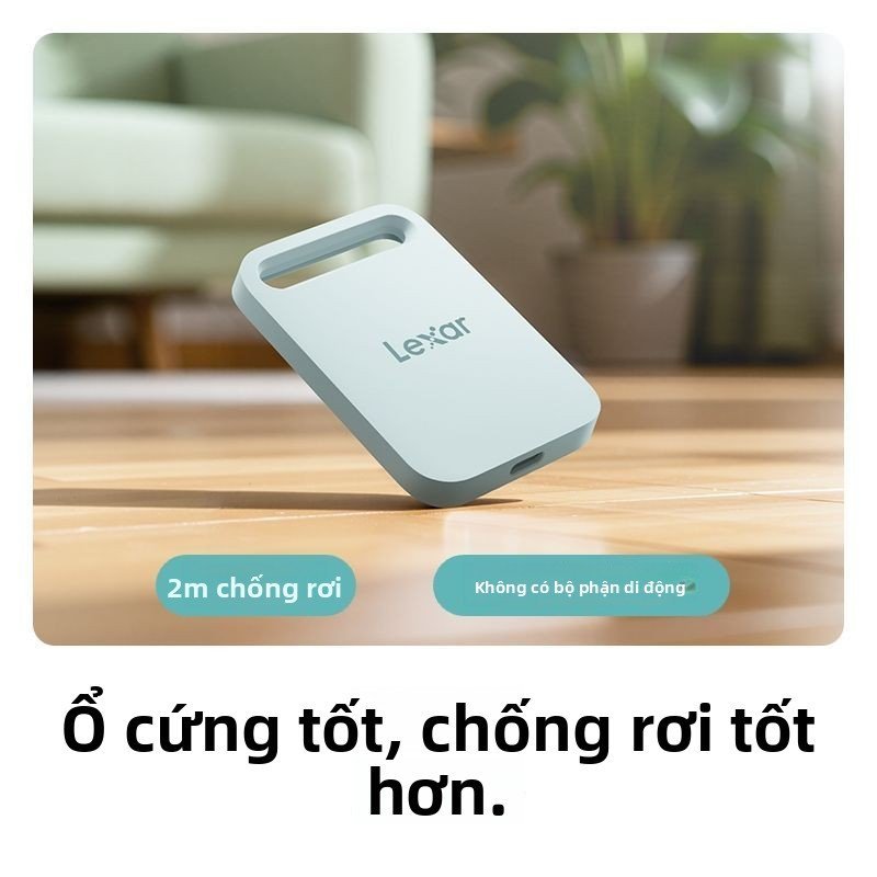 Ổ cứng SSD di động Lexar 1TB Type-C tốc độ cao lưu trữ chuyên nghiệp cho điện thoại laptop bền