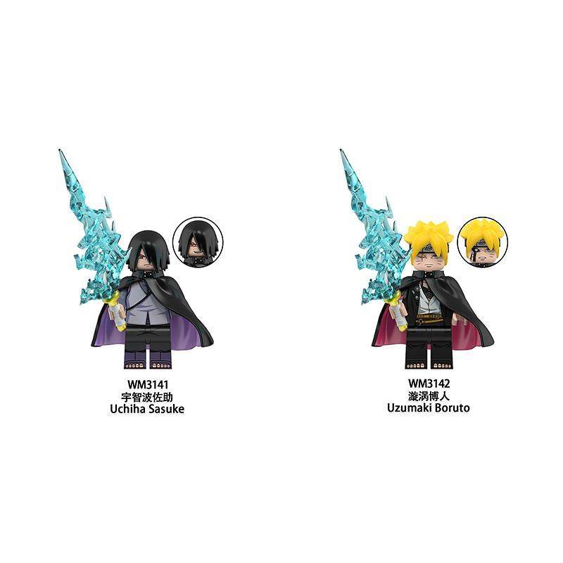 WM Building Blocks Naruto Building Blocks Figure Toy Boren Sasuke Master 4rK4