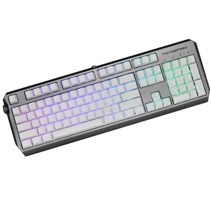 Btsg 108 Key PBT Trống Keycaps Cherry OEM XDA Profile Gamer Letter White Keycap