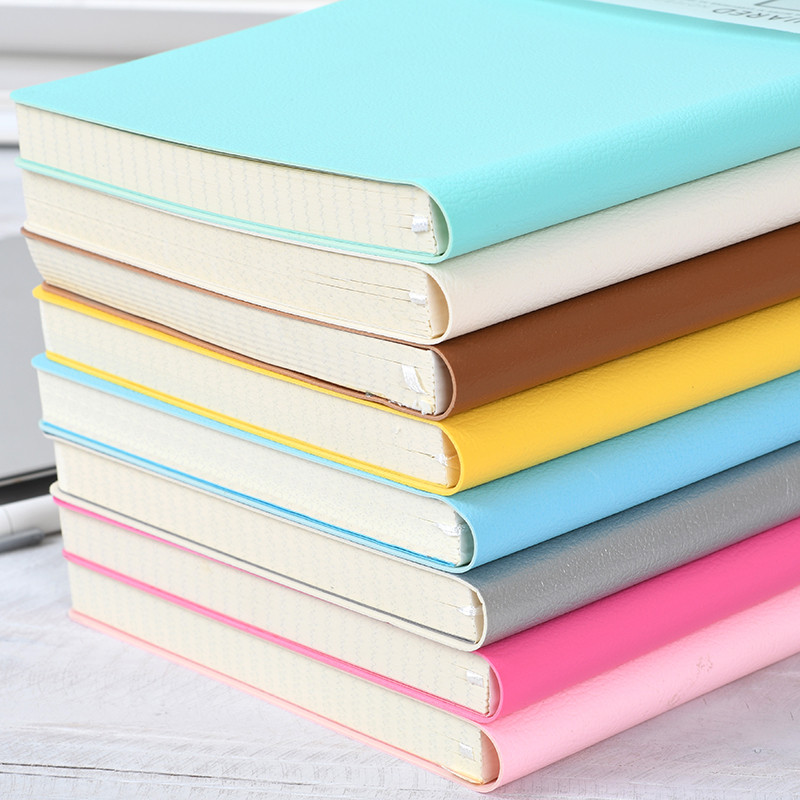 DREAMDAY Đơn Giản Checkered Notebook Phiên Bản Hàn Quốc Văn Phòng Phẩm Sổ Tay Lưới Notepad Vẽ Tay Gr