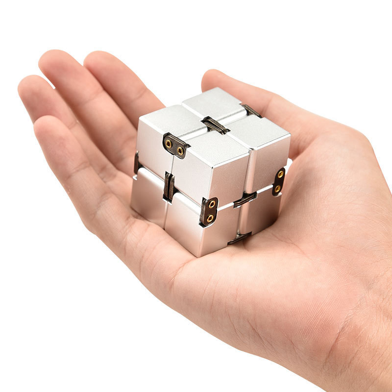 Infinity Cube Fidget Toy Smooth No Stuck Giảm Căng Thẳng Flip Cube Cho Trẻ Em Người Lớn Bàn Làm Việc