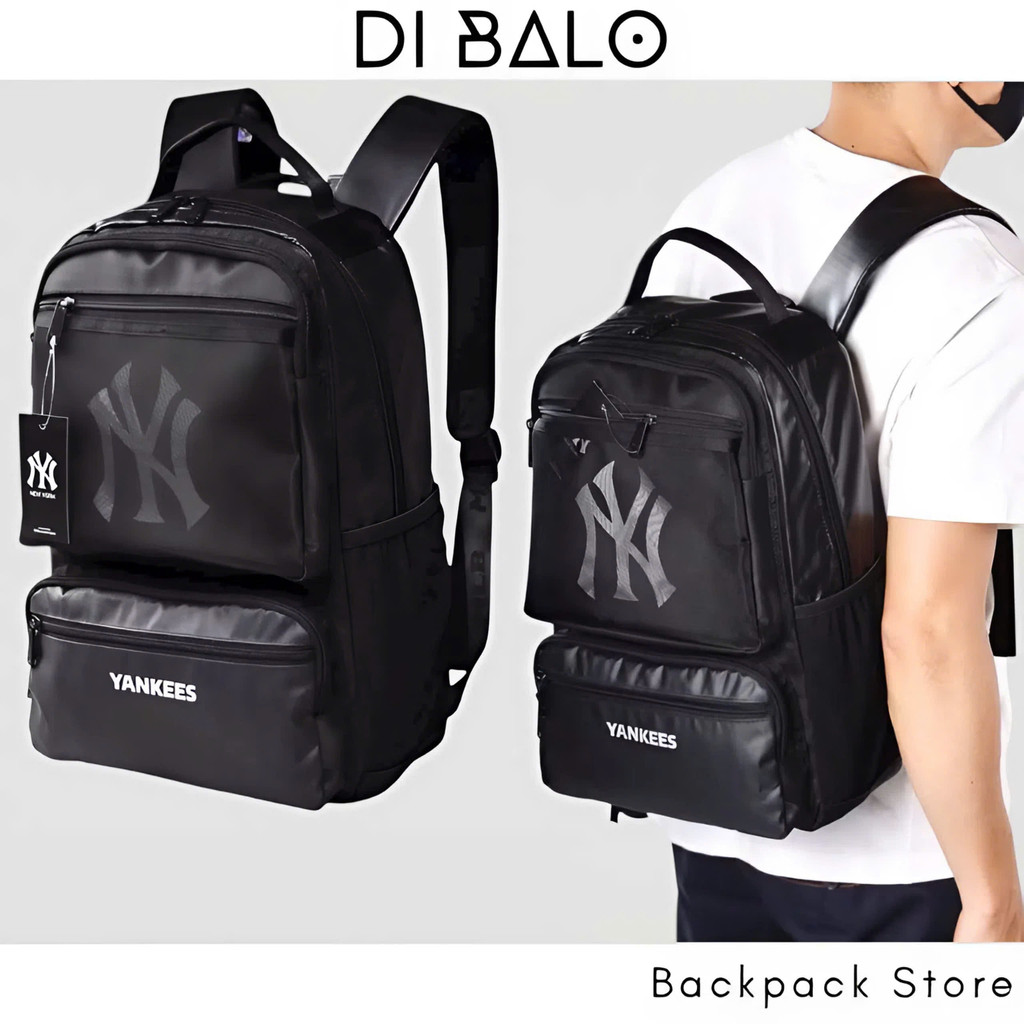 Balo NY MLB BOLD PREMIUM Backpack Balo Nam Nữ Thể Thao MLB Chất Vải Xịn Chống Nước Size 45*30 Cm DI 
