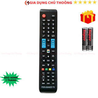  Remote điều khiển tivi ASANZO Mã 09 điều khiển TV Asanzo LCD-LED - Tặng kèm pin 