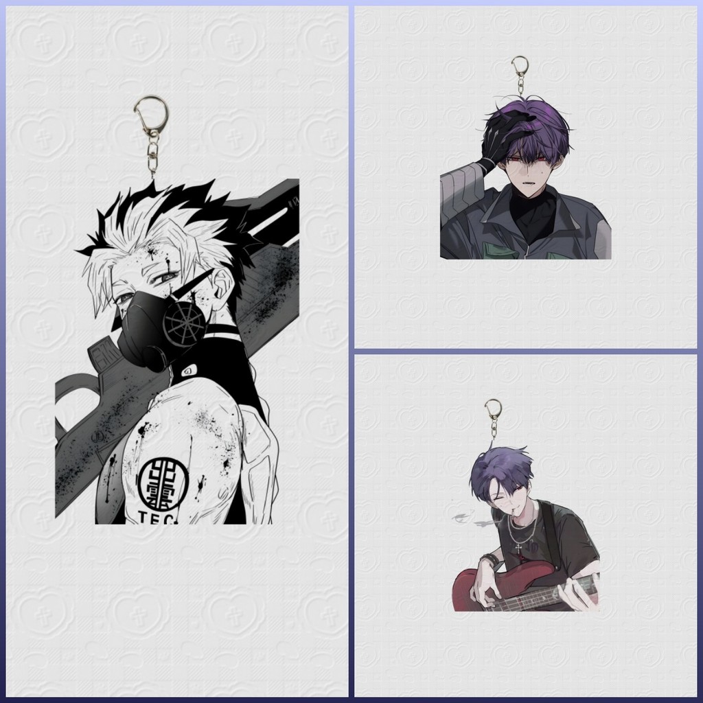 Animation Kaiju No8 Monster 8 Anime Keychain For Kafka Hibino Reno Ichikawa Kikoru Shinomiya Christm