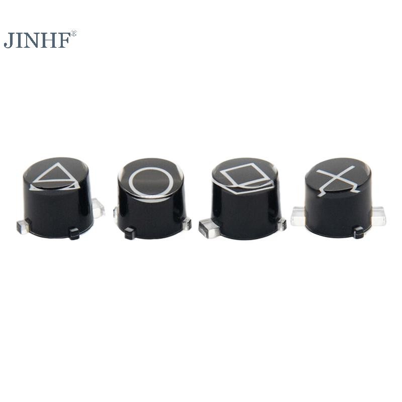 JINHF D-pad Nút Joystick Thumb Stick Grip Caps ABXY Nút Bộ Sửa Chữa Một Phần Thay Thế Cho PS5 Bộ Điề