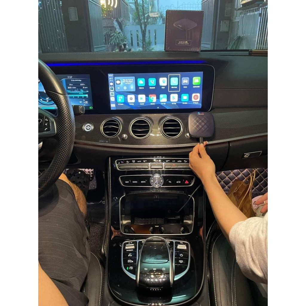 Bộ Android Box Chính Hãng Carlinkit Tbox Ambient Led Qualcomm 6225, tặng VietmapS2 dành cho ô tô