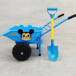 Xe đẩy đồ chơi trẻ em Mẫu giáo Xe đẩy ngoài trời Xe đẩy tự đổ xe tải Xe tải đổ Bộ máy ủi mạnh mẽ