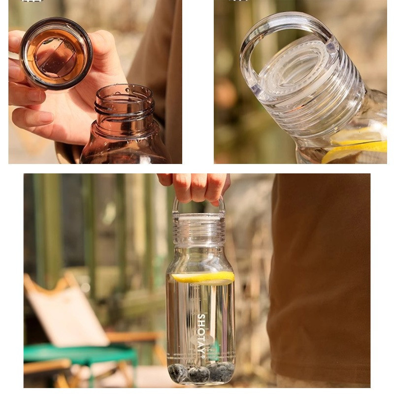 670ml Thời Trang Tritan Chất Liệu Bình Nước, cốc nước ngoài trời cho học sinh，Chịu nhiệt cao, tiện lợi và bền | BigBuy360 - bigbuy360.vn