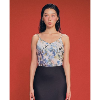 GIGI - Áo hai dây nữ cổ V in hoạ tiết hoa thời trang_G1207T242272-28