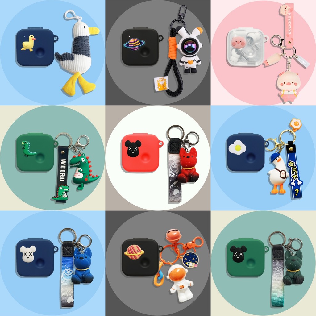Case for Nothing Ear (3) 2025 Cartoon Astronaut Cute Bulldog Keychain Pendant Suitable for Nothing E
