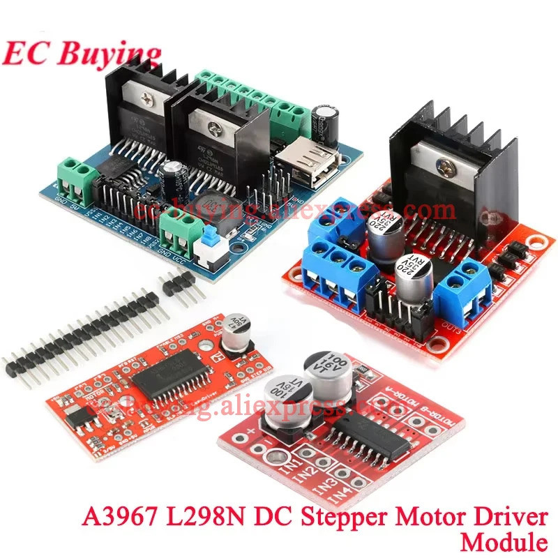 10 Cái / 1 Cái L298N A3967 DC Stepper Motor Driver Module Bảng Điều Khiển Bốn Chiều L298 Tốc Độ PWM 