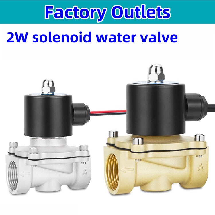 Van nước điện từ thép không gỉ 304 Van xả hai chiều thường đóng 2W160-15 250-25 025-08