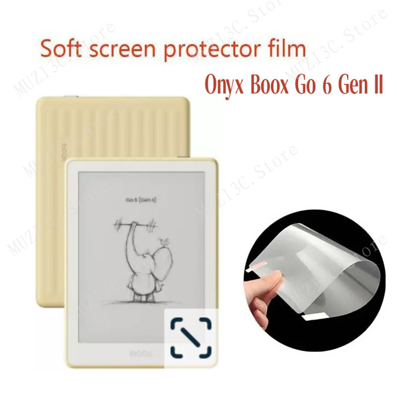 2-3 GÓI Cho ONYX BOOX Go 6 (Gen II) 2026 6 inch Mềm Mờ Chống chói PET Bảo Vệ Màn Hình Phim Bảo Vệ