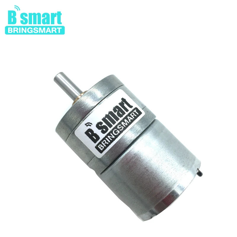 Hộp số Bringsmart Giảm tốc JGA25-310 Động cơ Mini 25mm tốc độ thấp 12V 6V Mô-men xoắn DC Giảm động c