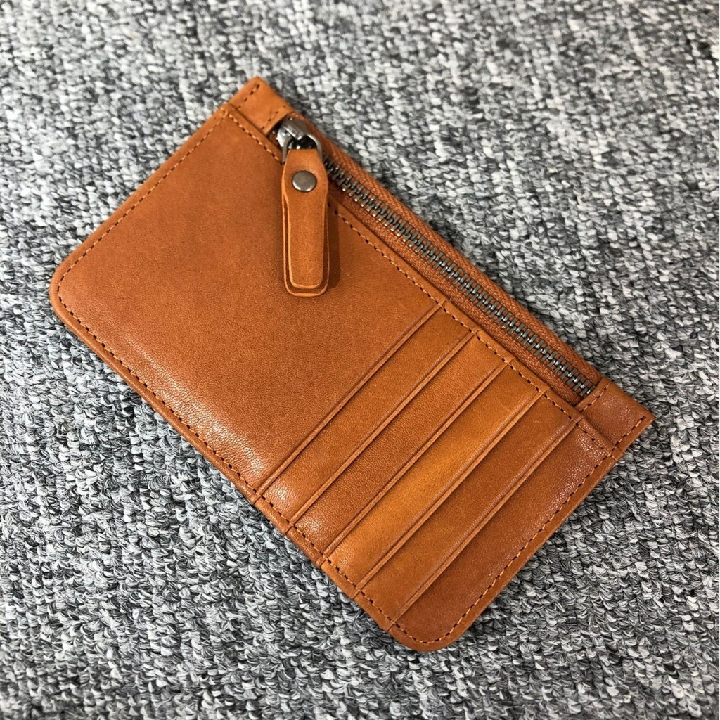 U9PT Card holder made of top-layer vegetable-tanned cowhide, simple card case, high-end multi-card s