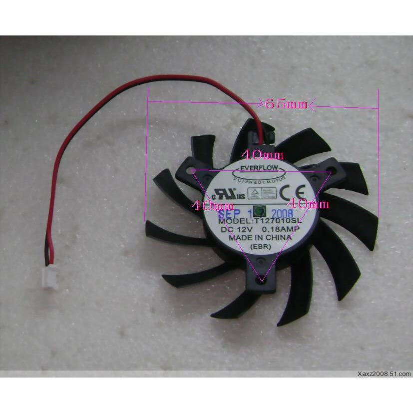Quạt Card đồ họa Dual Allergy 9600gt 9600gso HD4670 ATI8500GT 4850 hoàn toàn mới
