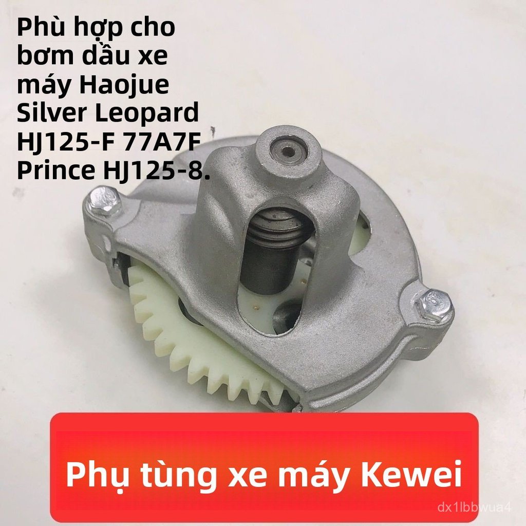 Bơm nhớt xe máy Haojue Yinbao HJ125-F Cruiser HJ125-8 bộ bôi trơn lốc máy động cơ số phụ tùng thay t