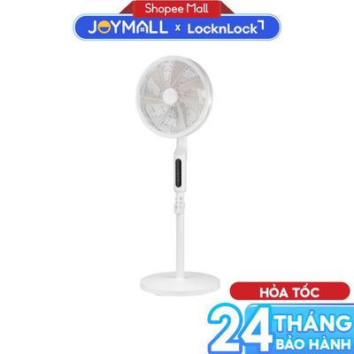 Quạt Cây Đứng LocknLock ENF166WHT, 7 Cánh Đảo Gió Rộng - Màu Trắng - Hàng Chính Hãng - JoyMall
