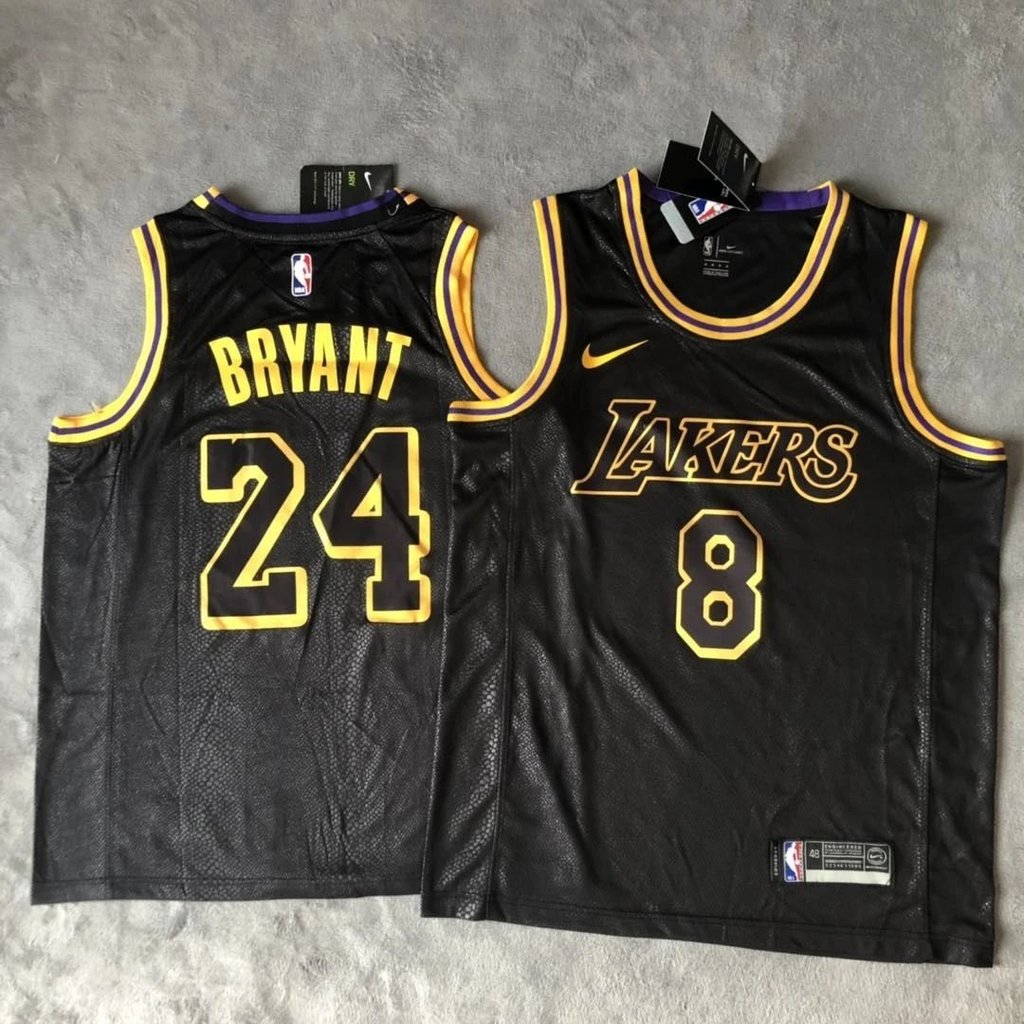 Áo đấu bán chạy Kobe được ép nóng Kobe Kobe Đầu tiên 8 phía sau Áo kỷ niệm 24 năm Họa tiết Python Bó