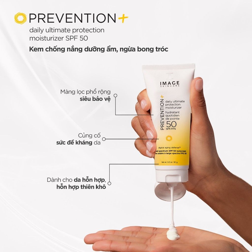 [IMAGE- Hàng công ty date 2029] Kem chống nắng Image Skincare Daily Matte Moisturizer SPF50/SPF 32