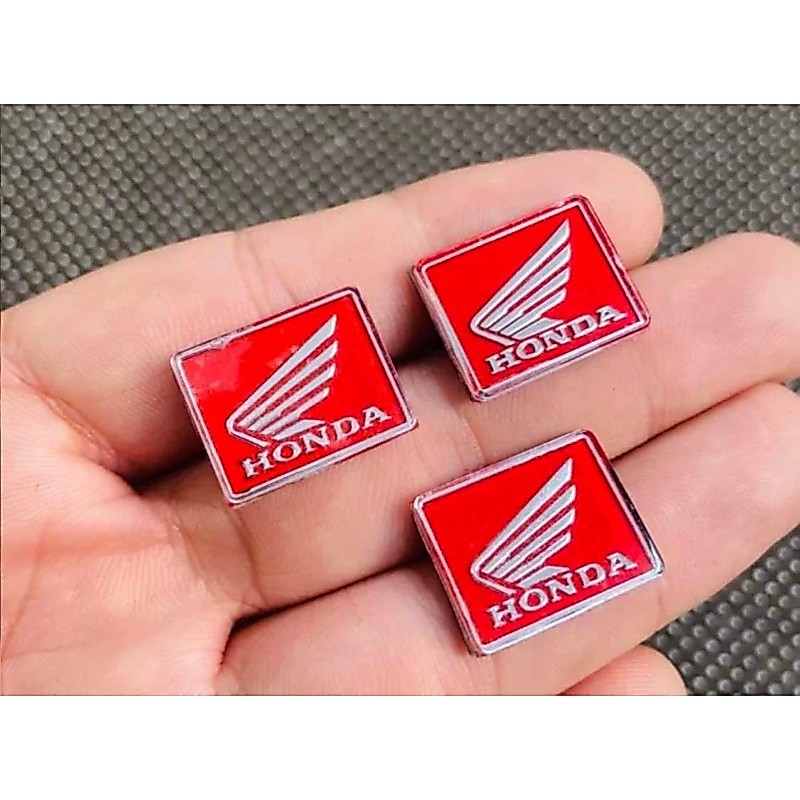 Cánh chim honda dán bàn thờ xe, biển số, logo cánh chim honda màu đỏ