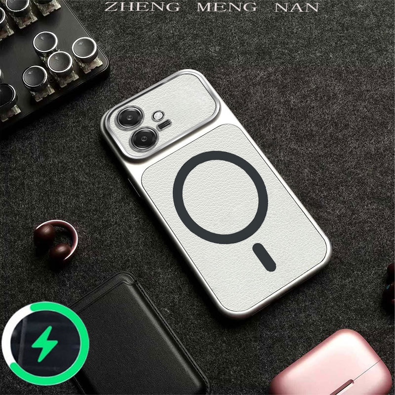 Thích hợp cho OPPO A3 5G OPPO A3X 4G OPPO A3X 5G OPPO A5i 4G Vỏ điện thoại vòng từ màu họa tiết da v