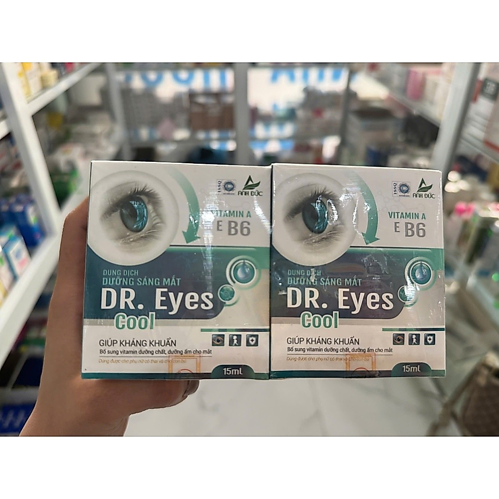 Dung dịch dưỡng sáng mắt DR.EYES COOL_15ML_Sản phẩm chính hãng