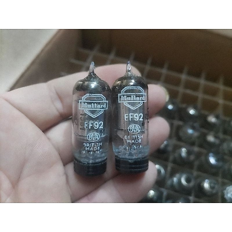 đèn ef92 mullard nos. Nâng cấp cho đèn 6j1,5654, 6ak5 của tube FX, Suca và little dot