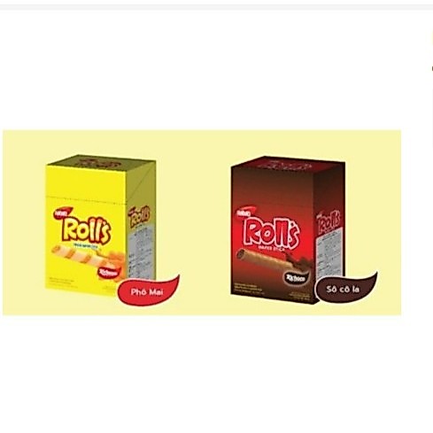 Bánh Quế Nabati Rolls Nhiều Vị 120 gram (20 thanh * 6gr)
