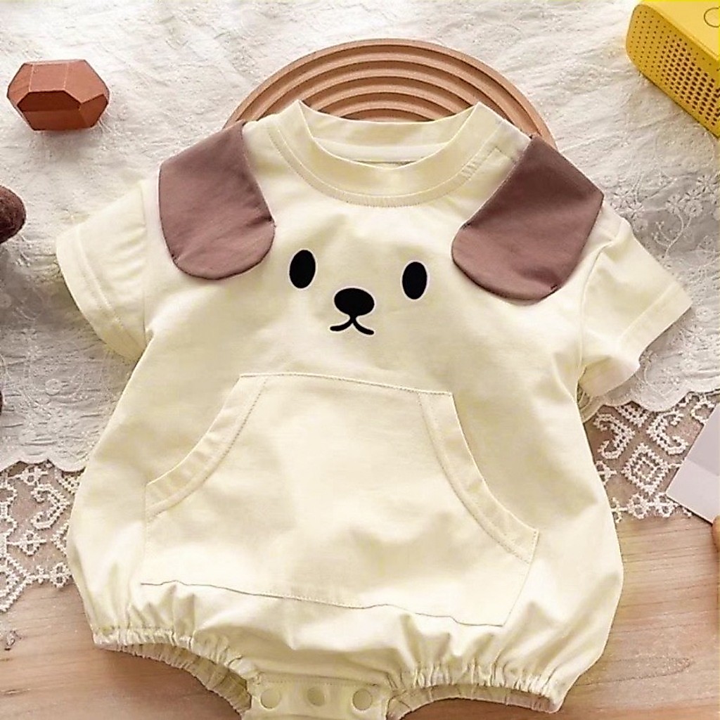 Bộ Body - áo liến quần tai chó siêu đáng yêu cho bé