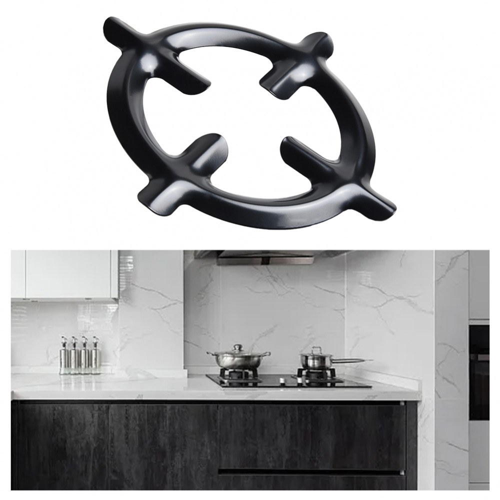 [DOLLDOLL-VN]Quality Iron Gas Stove Cooker Plate Coffee Moka Pot Stand Reducer Ring Shelf