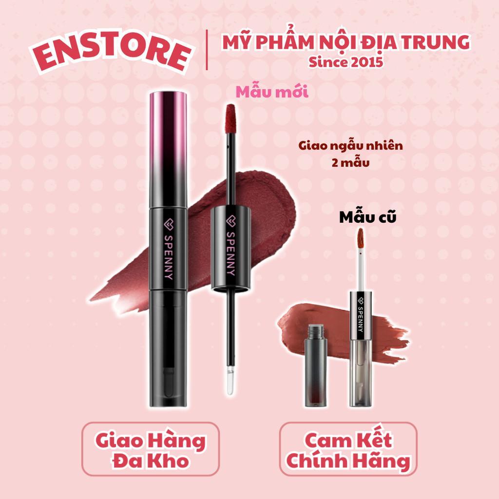 SPENNY - Son kem 2 đầu Spenny Double End Lip Glaze