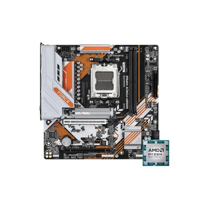 Combo Mainboard Gigabyte B850M Wi-Fi 6E và CPU AMD Ryzen 7 9700X hiệu năng Gaming đỉnh cao mới