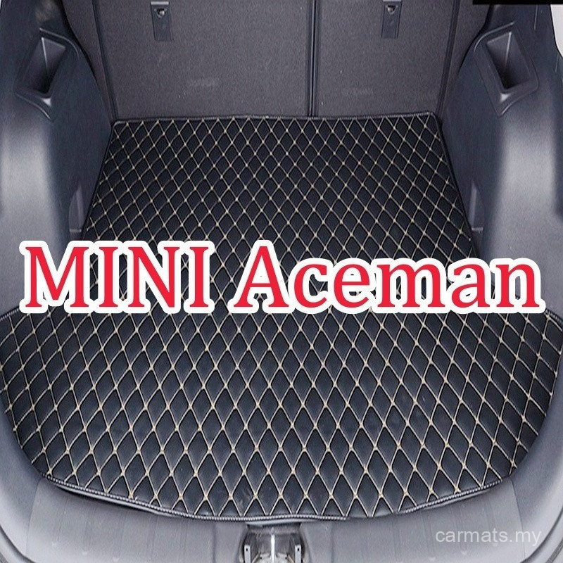 (Có sẵn) Cho MINI Aceman BOOT CARPET PU DA BOOT TRAY CARGO MAT TRUNK THẢM