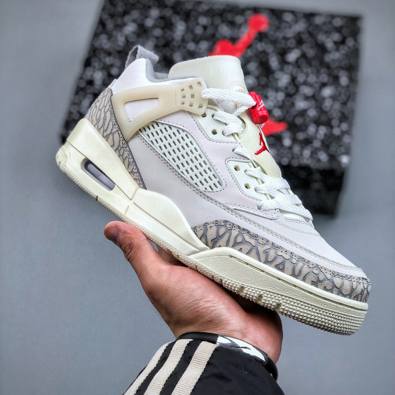 AJ Spizike Giày bóng rổ chiến đấu thực tế Joe 3.5 Burst Giày thể thao Spizike Lee Đen Trắng Xi măng 