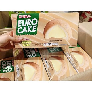 nguyên thùng Bánh trứng Euro Custard Cake Thái Lan (hộp 12 cái)